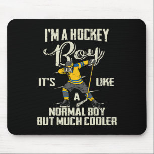 Hockey Boy Fun Dabbing Player Boys Kids BZR Mouse Pad