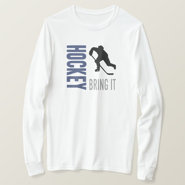 Hockey Bring It LS Tee (Design Front)