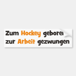 Hockey Bumper Sticker