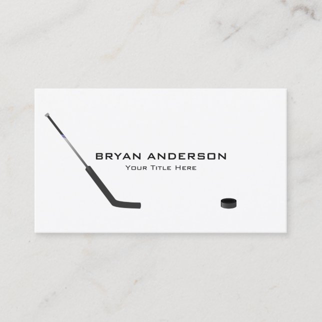 Hockey Business Card (Front)