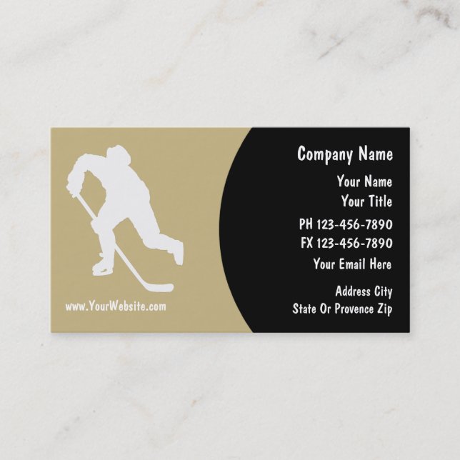 Hockey Business Cards (Front)