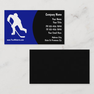 Hockey Business Cards