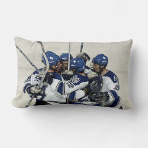 Hockey Camraderie - Throw Pillow - HAMbyWhiteGlove