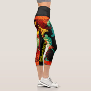 HOCKEY CAPRI LEGGINGS