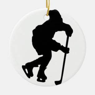 Hockey Ceramic Tree Decoration