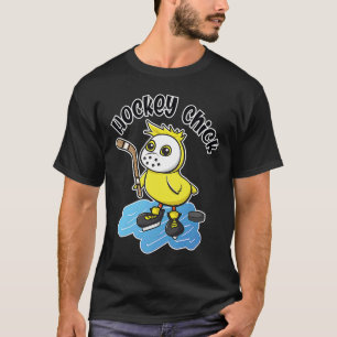 Hockey Chick Hockey Fan Hockey Player Cute Chick T-Shirt
