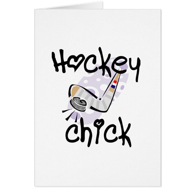 Hockey Chick T-shirts and Gifts (Front)