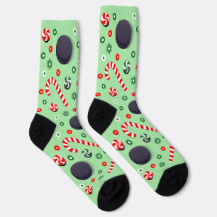 Hockey Christmas Holiday Gifts Socks