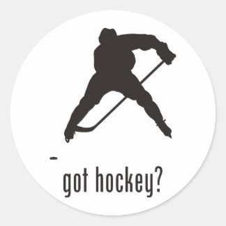 Hockey Classic Round Sticker