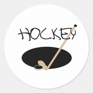 HOCKEY CLASSIC ROUND STICKER
