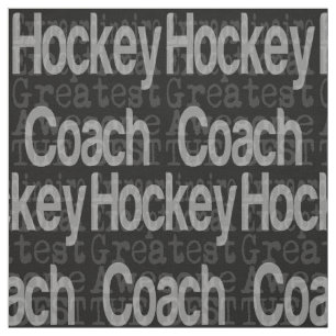 Hockey Coach Extraordinaire Fabric
