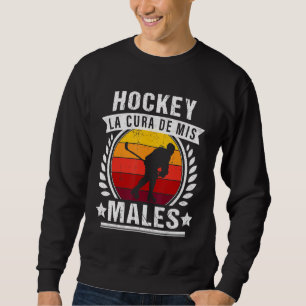 Hockey Coach Goalkeeper Hockey Mum Dad Puck Sports Sweatshirt