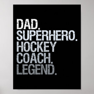 Hockey coach Ice Hockey Player Gift 1 Poster