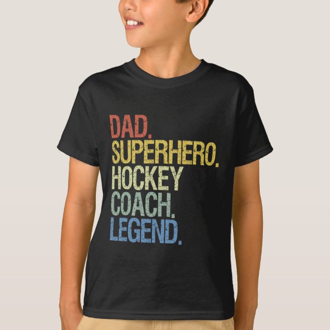 hockey coach  Ice Hockey Player Gift  3 T-Shirt (Front)