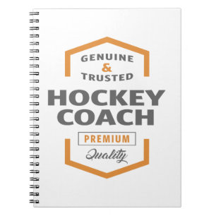 Hockey Coach Spiral Notebook