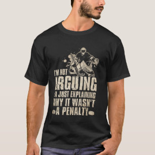 Hockey Cool Gag Graphic T-Shirt
