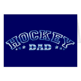 Hockey Dad Birthday Father's Day Card