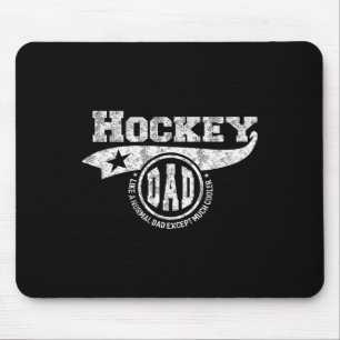 Hockey Dad Father's Day Gift Father Sport Men Mouse Pad