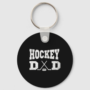 Hockey Dad - Fun Hockey Dad Key Ring