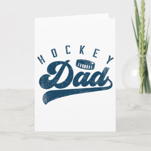 Hockey Dad Gifts Daddy Father's Day Card