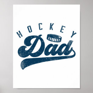Hockey Dad Gifts Daddy Father's Day Poster