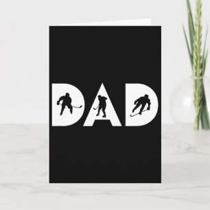 Hockey Dad - Ice Hockey Shirt And Gift For Hockey Card