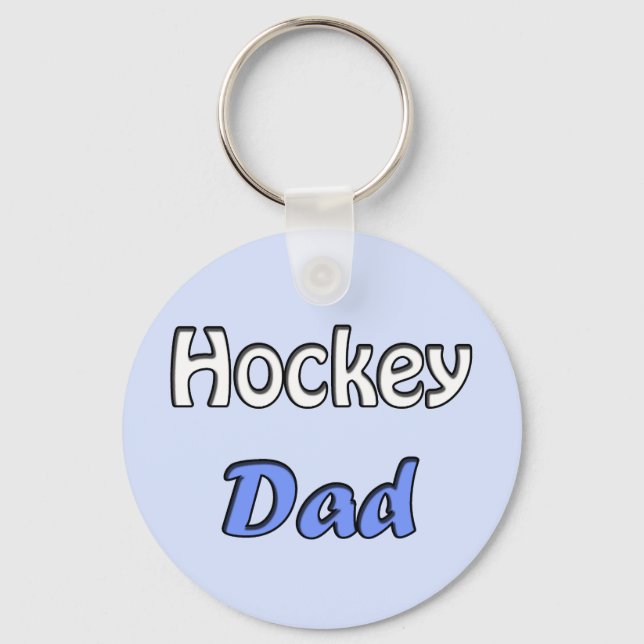 Hockey Dad Key Ring (Front)