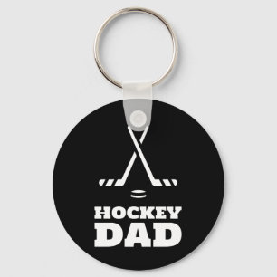 Hockey dad key ring
