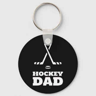 Hockey dad key ring