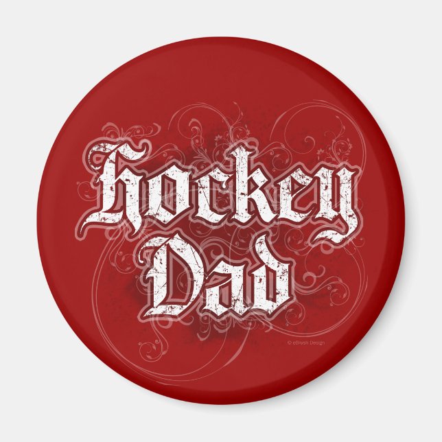 Hockey Dad Magnet (Front)