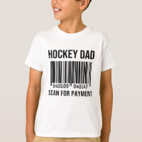 Hockey Dad Scan For Payment Sport Dad Father's Day