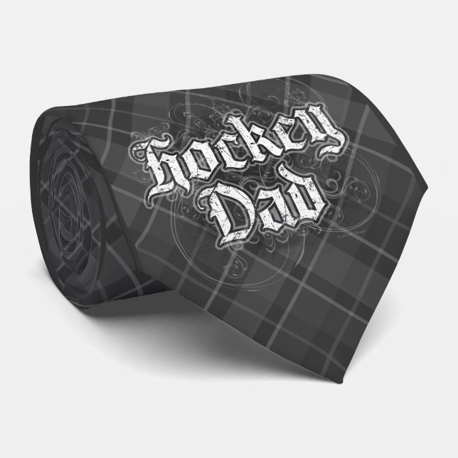 Hockey Dad Tie (Rolled)