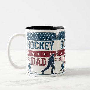 Hockey DAD USA Flag mug