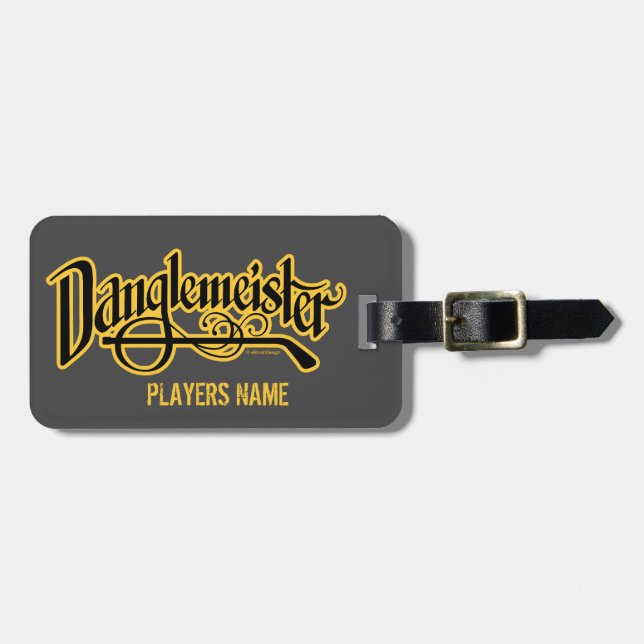 Hockey Danglemeister Luggage Tag (Front Horizontal)
