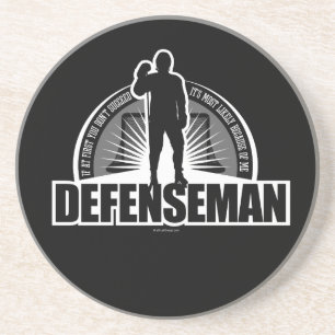 Hockey Defenseman Coaster