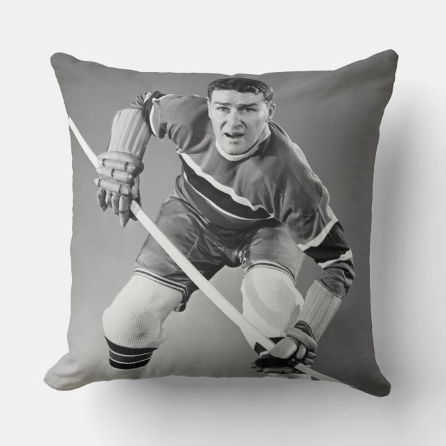 Hockey Defenseman Cushion (Front)