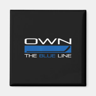 Hockey - Defenseman - Hockey Player  Magnet
