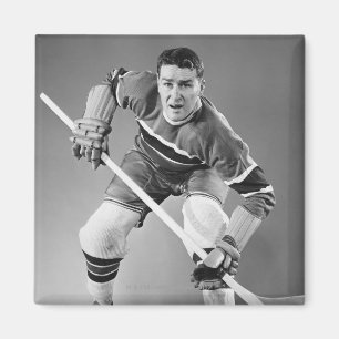 Hockey Defenseman Magnet