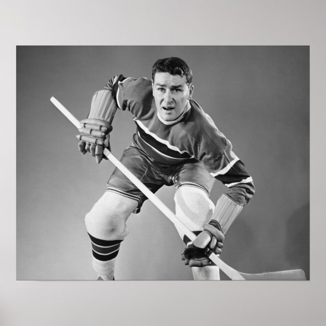 Hockey Defenseman Poster (Front)