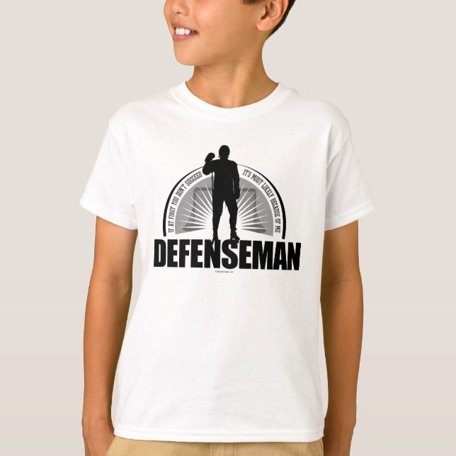 Hockey Defenseman T-Shirt (Front)