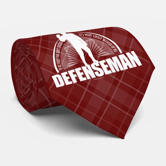 Hockey Defenseman Tie (Rolled)