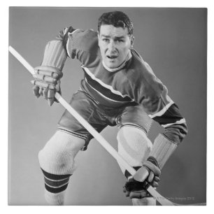 Hockey Defenseman Tile