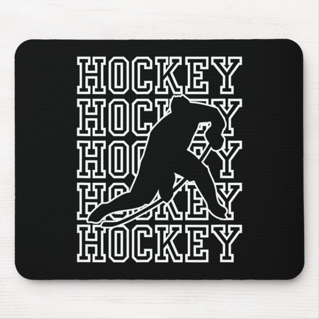 Hockey Design  Mouse Pad (Front)