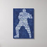 Hockey Enforcer Canvas Print