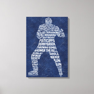 Hockey Enforcer Canvas Print