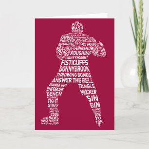 Hockey Enforcer Greeting Card