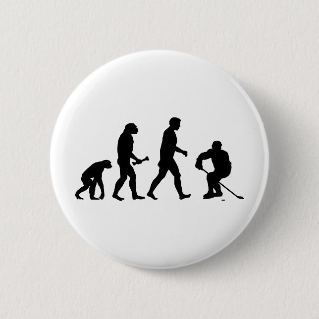 Hockey Evolution 6 Cm Round Badge (Front)