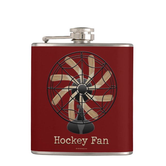 Hockey Fan Hip Flask (Front)