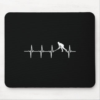 Hockey - Field Hockey Heartbeat  for hockey player Mouse Pad