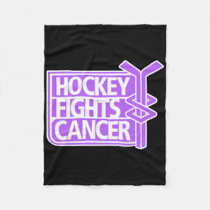 Hockey Fights Cancer Tees Adult Uni Clic Fit Short Fleece Blanket
